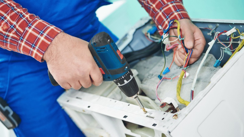 Turgutlu Profilo Profilo çamaşır makinesi kart tamiri – Su almama arızası orijinal parça ile giderildi. - Teknik servis örneği